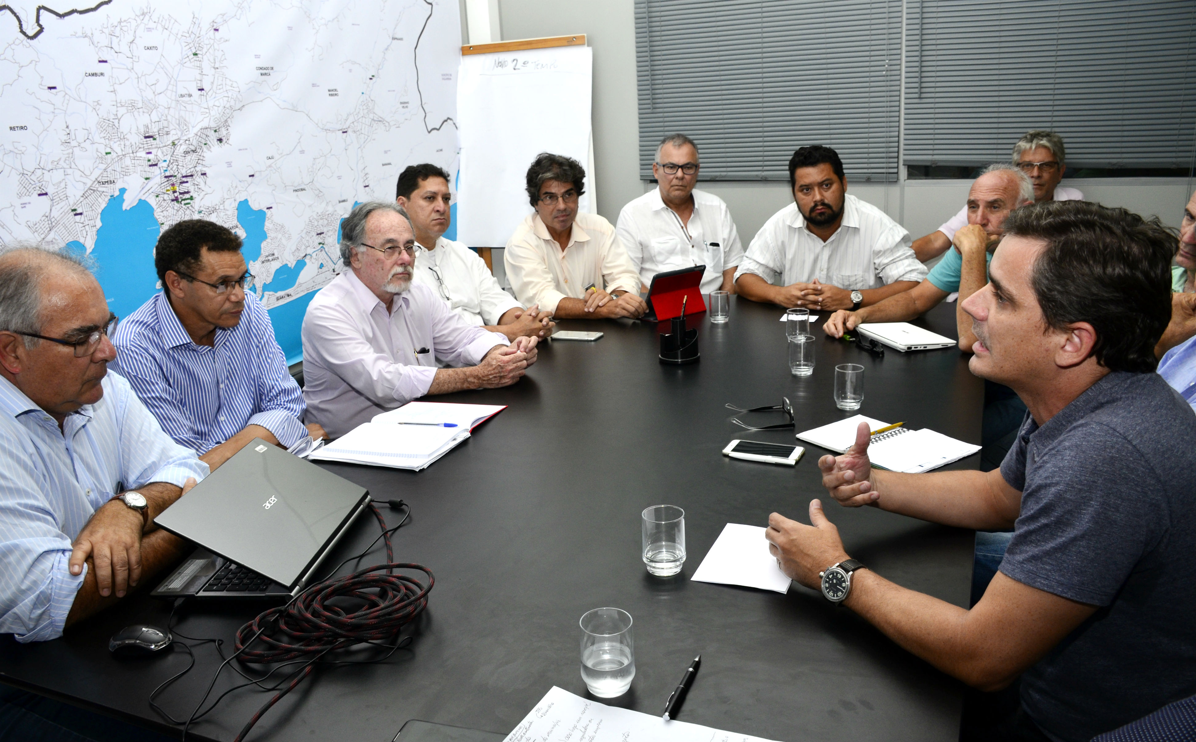 Maricá: Prefeito Fabiano Horta busca soluções para tratamento de água e esgoto