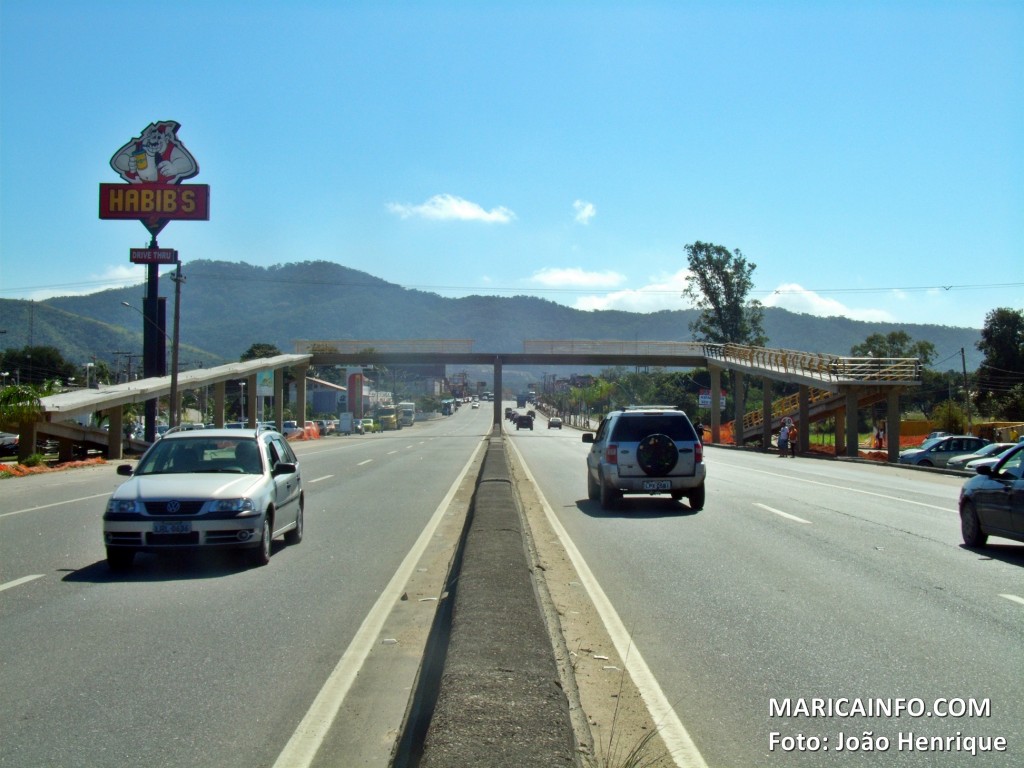 Obras da passarela de Inoã já estão em fase final. (Foto: João Henrique | Maricá Info)