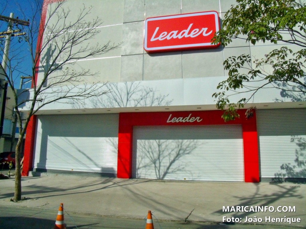 Lojas Leader irá inaugurar filial nos próximos dias em Maricá. (Foto: João Henrique | Maricá Info)