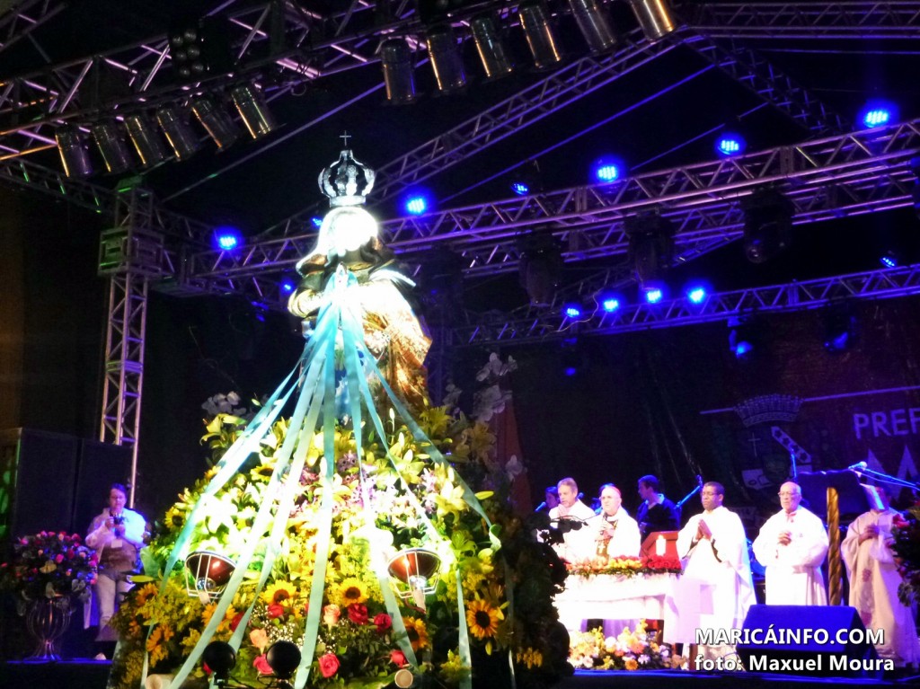 Celebração é pelo dia de Nossa Senhora do Amparo, padroeira de Maricá. (Foto: Maxuel Moura | Maricá Info)