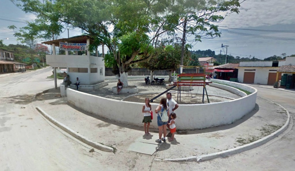 Praça de Bambuí em Outubro de 2011. (Foto: Reprodução | GSV)