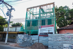 Obras do GGIM, que irá abrigar centro de monitoramento da segurança já está em construção, no Centro.