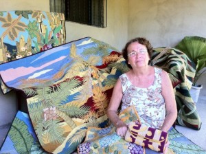 Famosas tapeçarias com "ponto brasileiro" estarão à venda. (fotos: Divulgação)