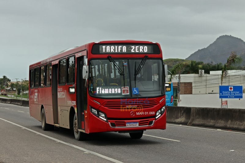 Vermelhinho Maricá Transporte Tarifa Zero 2
