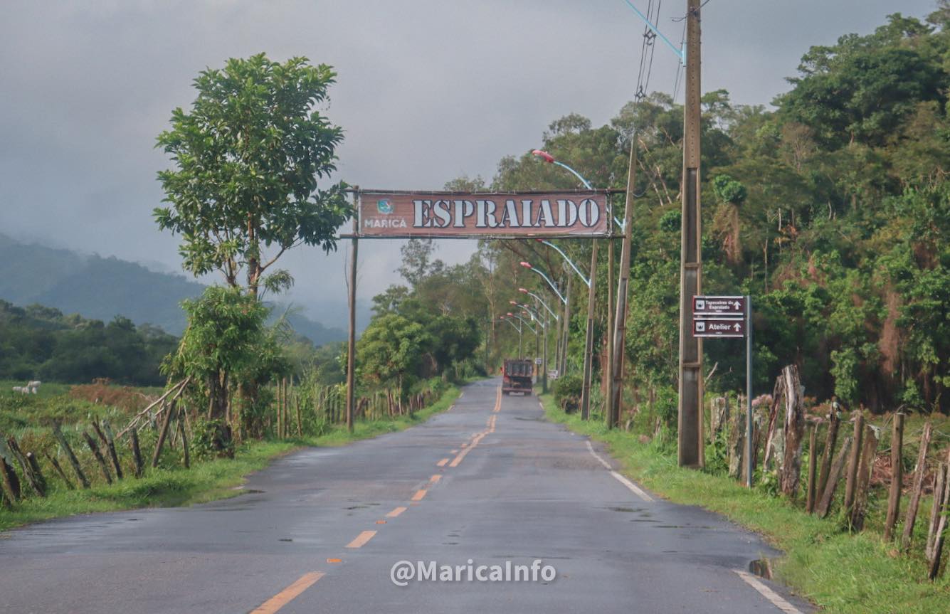 Entrada do bairro Espraiado, na região rural de Maricá. (foto: João Henrique / Maricá Info)
