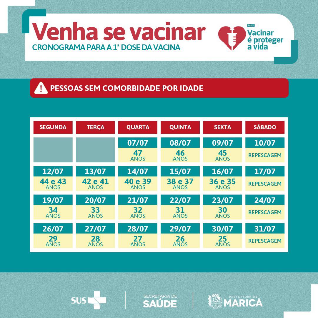 calendario novo vacina julho
