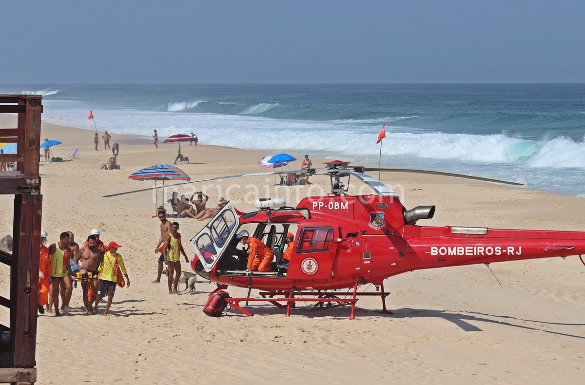Resgate Bombeiros Helicoptero Barra de Marica