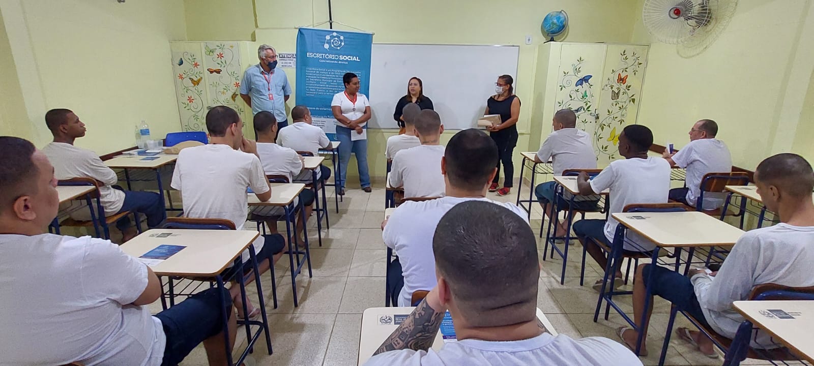 Prefeitura apresenta programa Escritorio Social de Marica em presidio do Rio