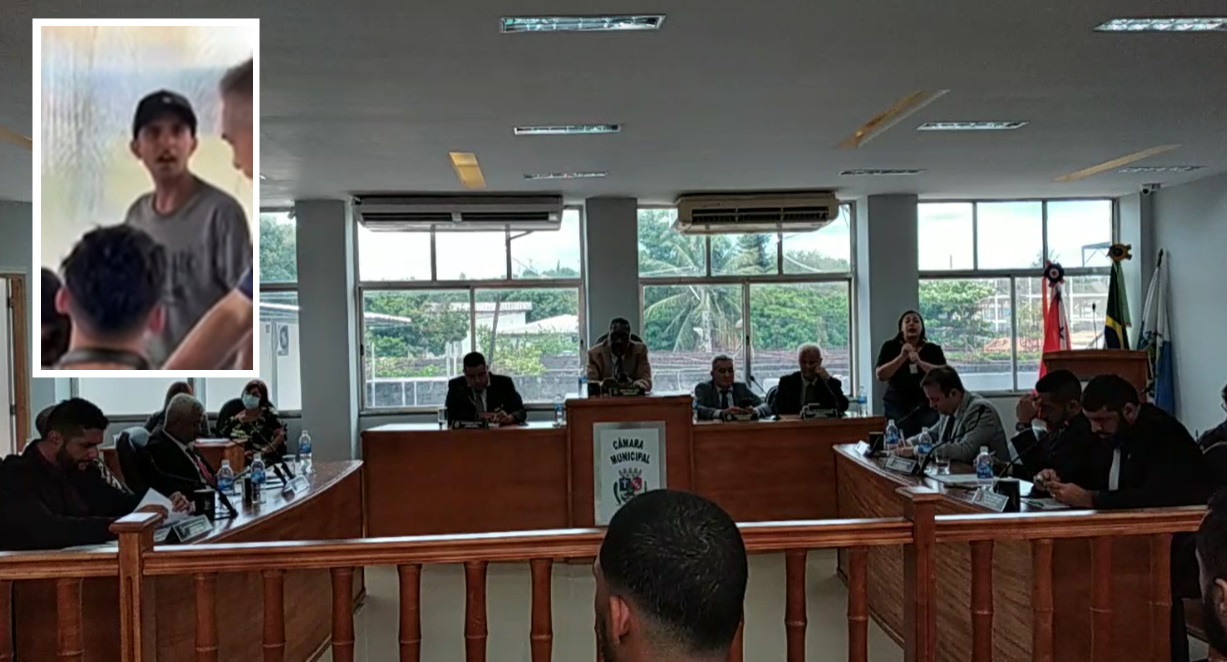 Sessão desta segunda-feira, sem o vereador Hadesh, que antecipou suas férias em Cuba.