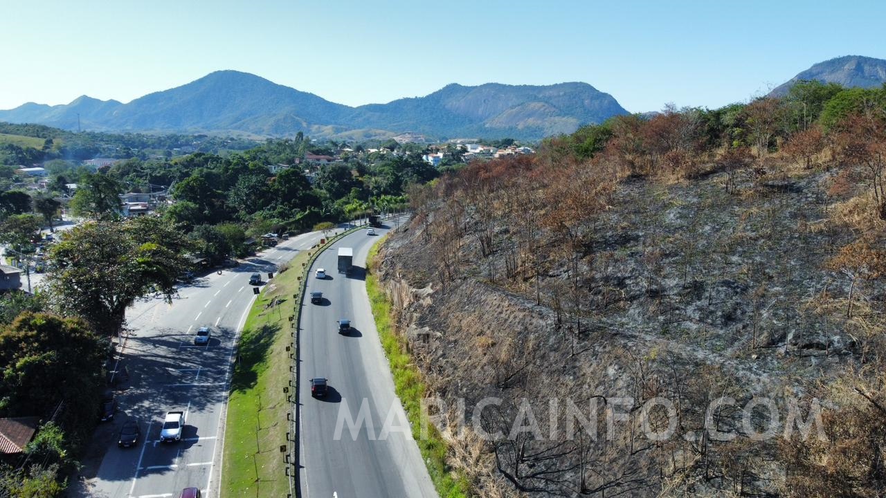 incendios florestais marica rj queimada