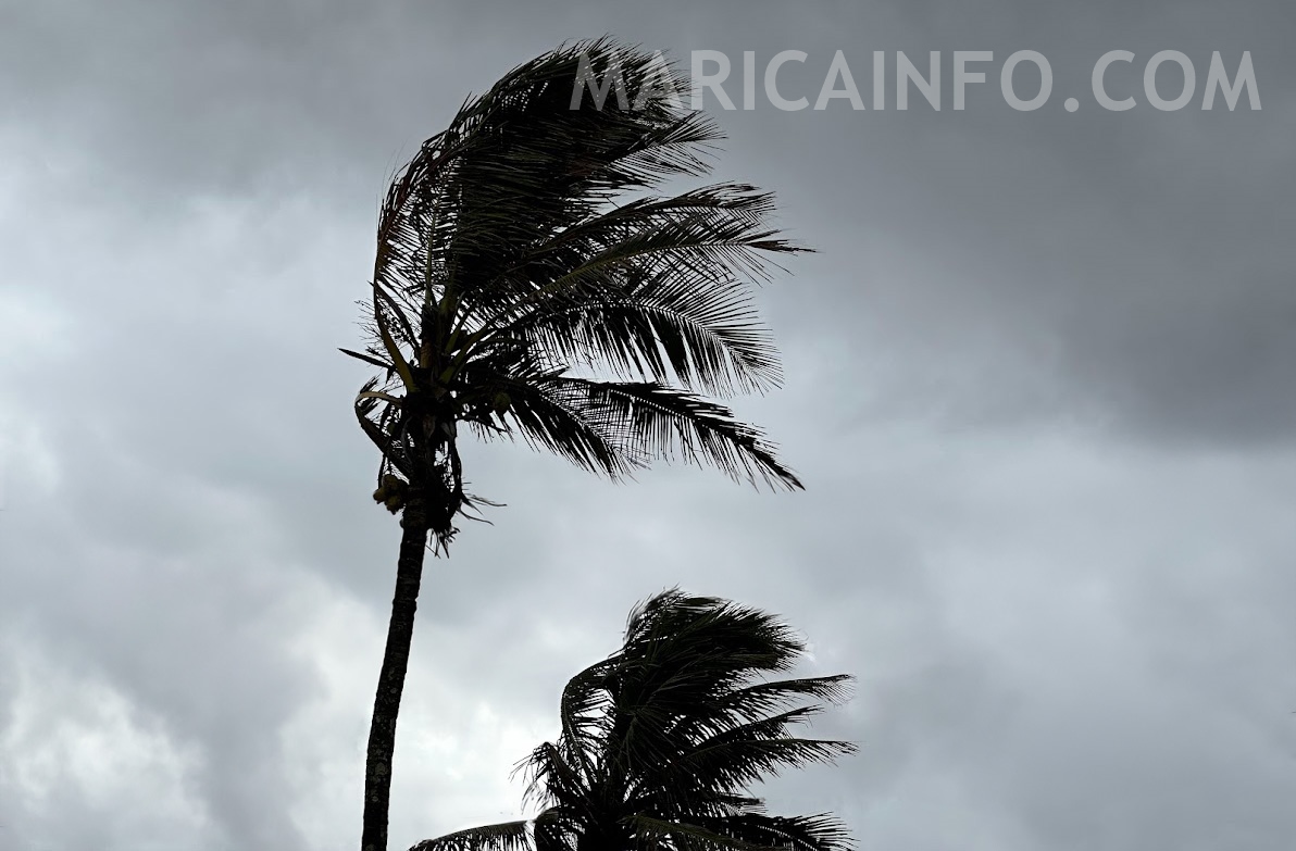 Ventos fortes atingem Maricá. (foto: João Henrique / Maricá Info)