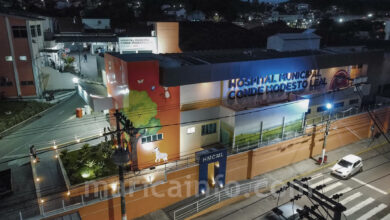 Hospital Municipal Conde Modesto Leal, no Centro. (foto: João Henrique / Maricá Info - agosto 2023)