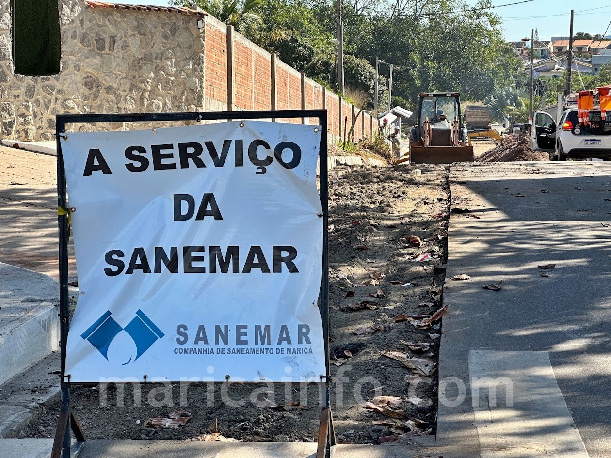 sanemar obras esgotamento