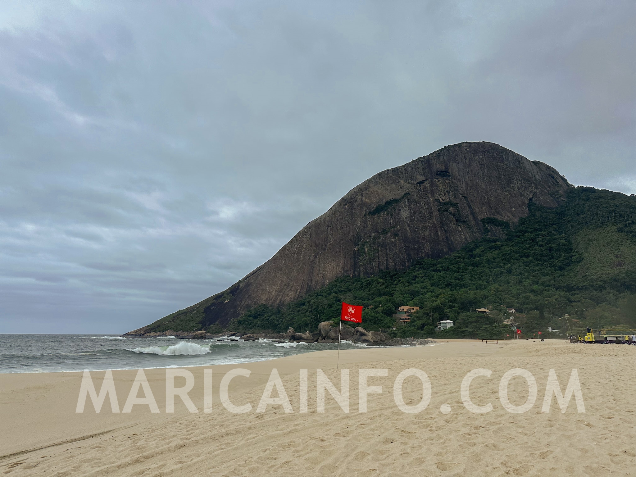 Praia do Recanto de Itaipuaçu. (foto: João Henrique / Maricá Info - Outubro 2023)