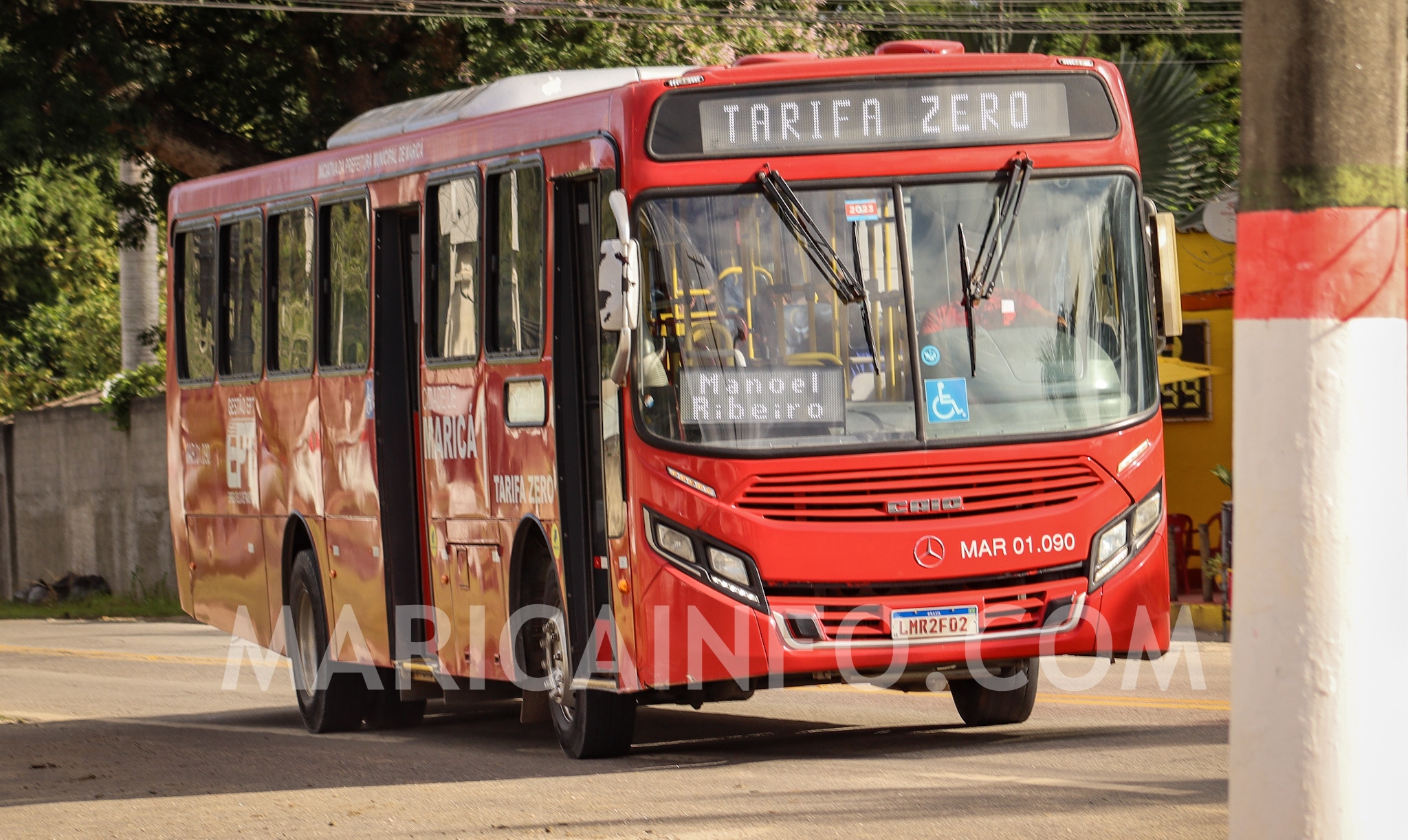 Onibus Vermelhinho Marica Ponta Negra Manoel Ribeiro