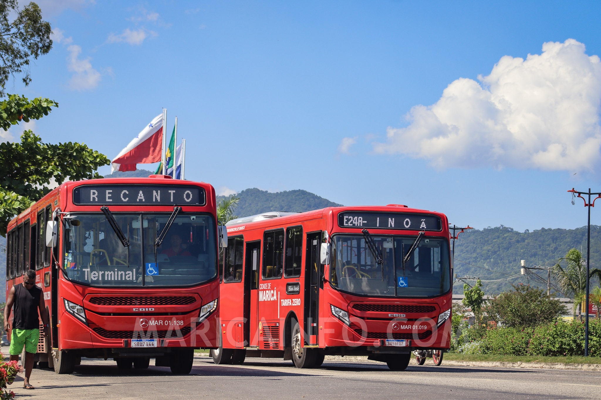 Vermelhinho Marica Onibus Tarifa Zero RJ Inoa