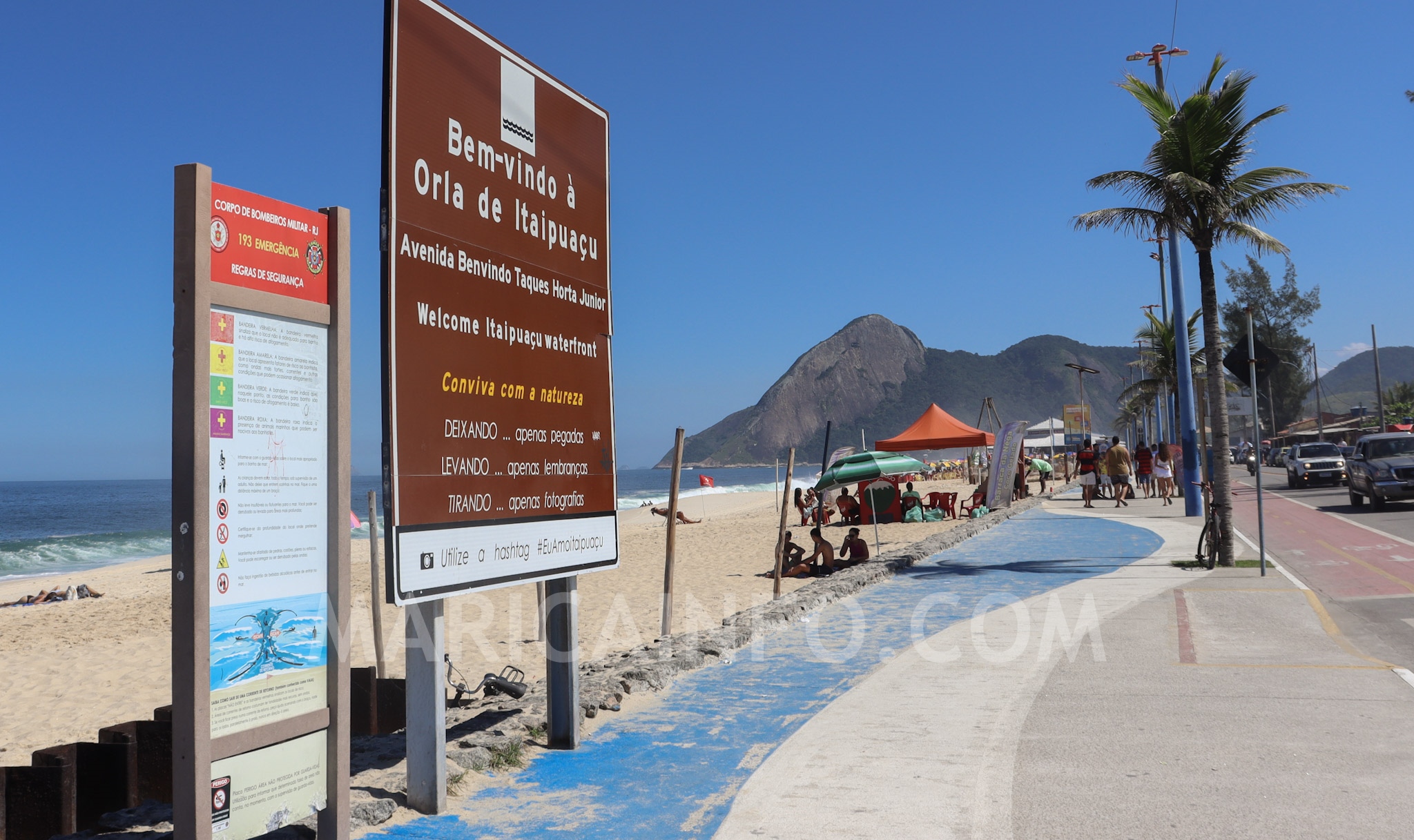 Orla de Itaipuacu Praia Avenida Um Zumbi dos Palmares MaricaInfo foto Joao Henrique