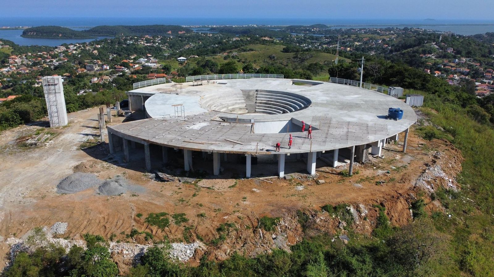 obra mirante caju retomada