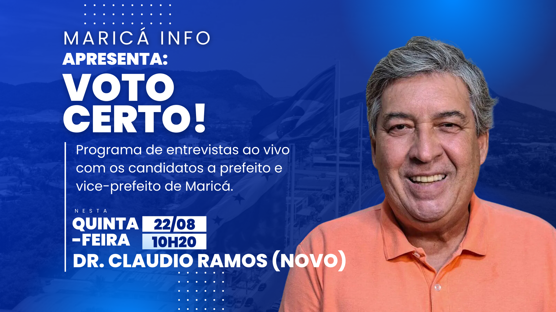 Programa Voto Certo 001 Claudio Ramos Marica Info