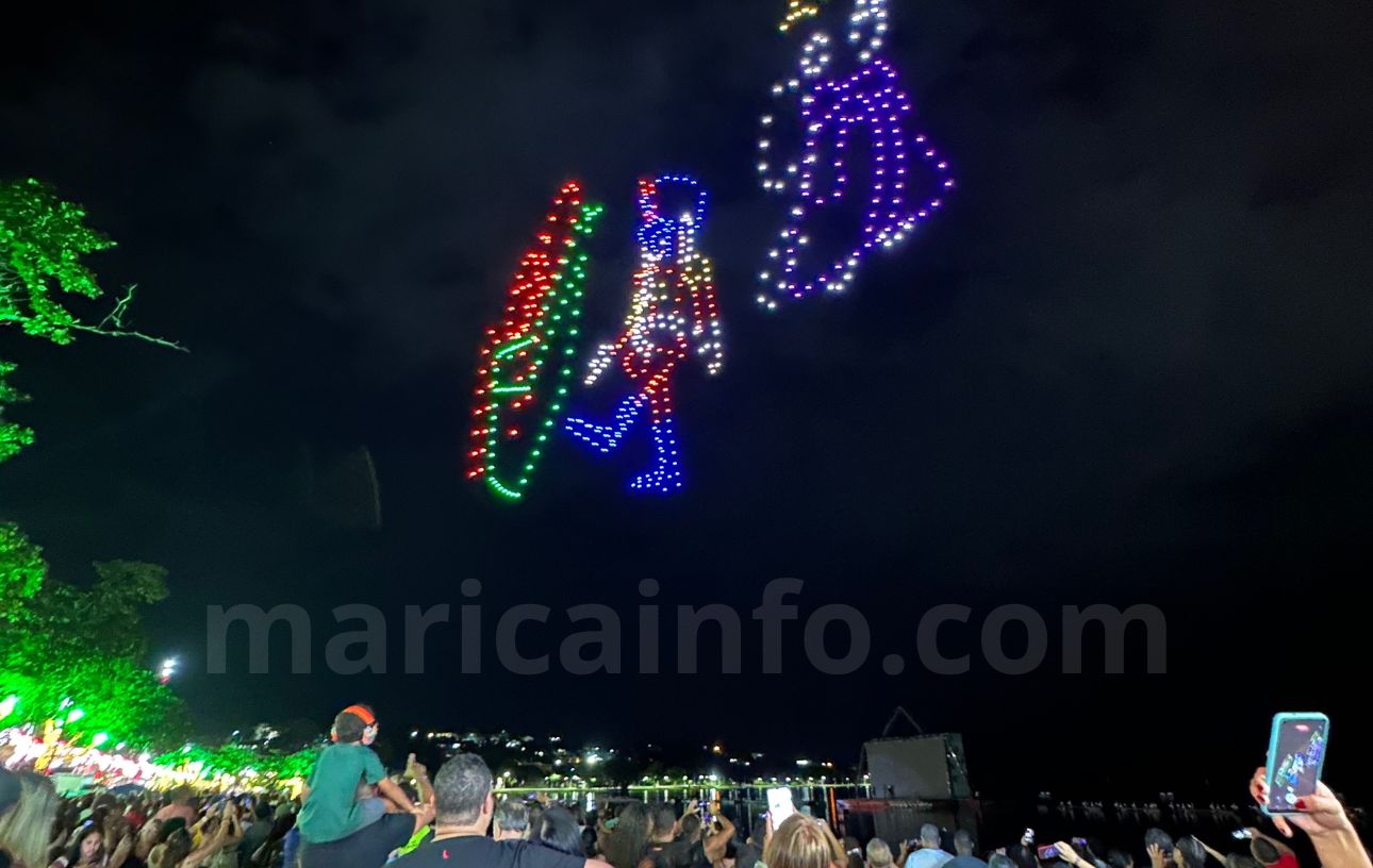 natal iluminado drones 2024