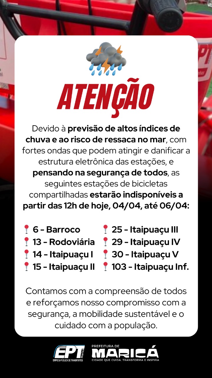 vermelhinhas aviso