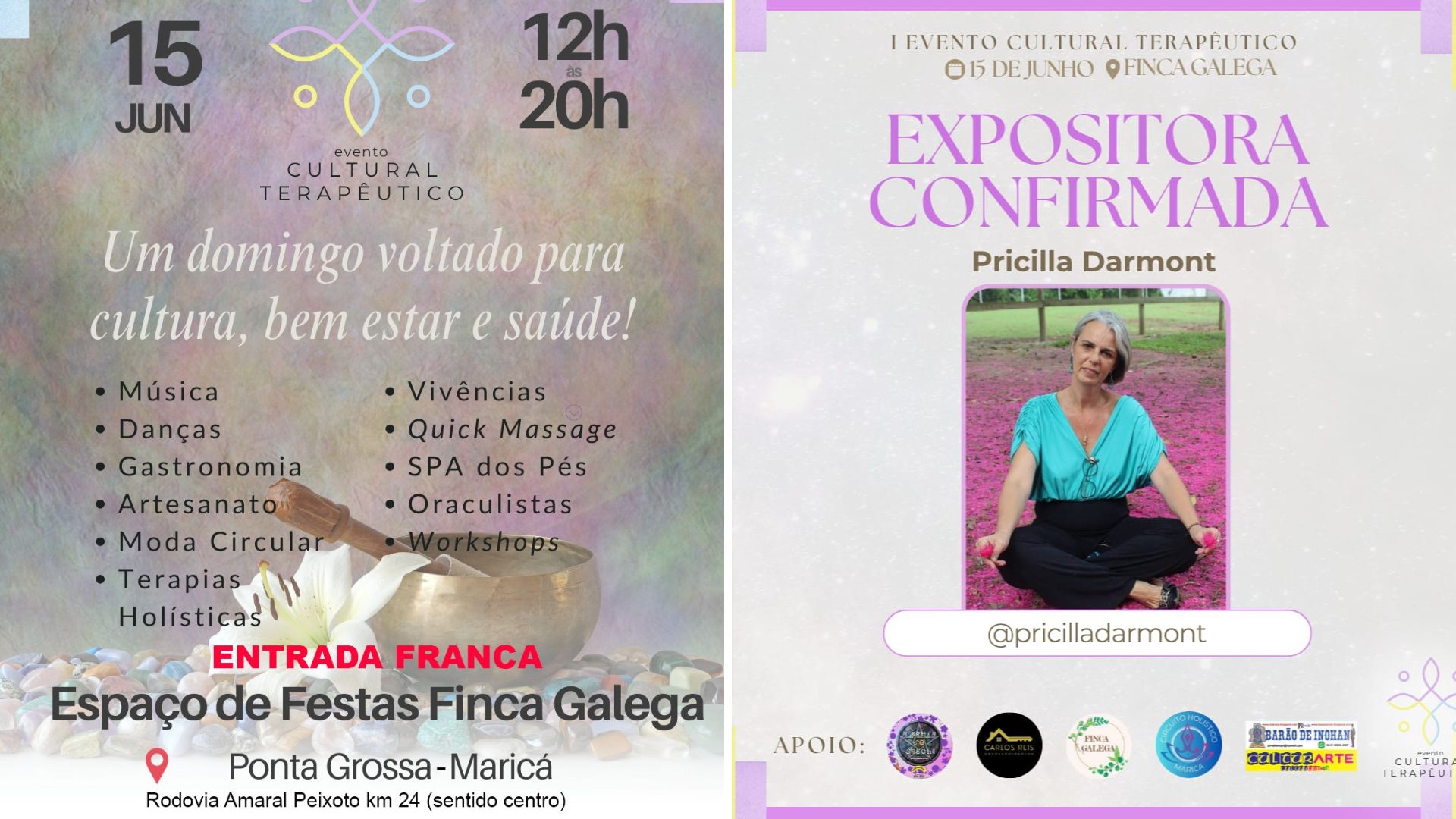 Maricá: Evento Cultural Terapêutico acontece neste domingo (15) 1 evento cultural terapeutico