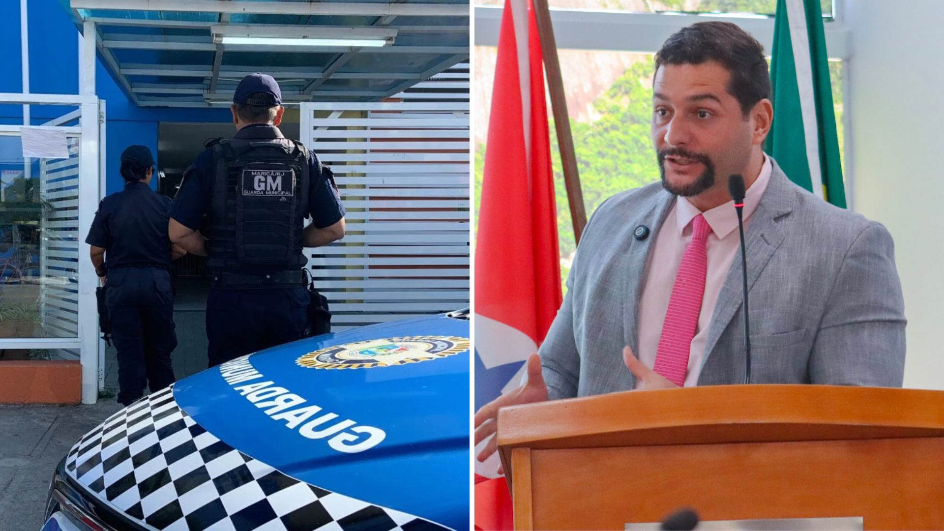 Maricá: Vereador Netuno apresenta proposta para colocar guardas municipais nas escolas 1 guarda amigo da escola projeto