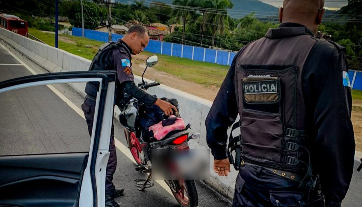 moto recuperada em marica