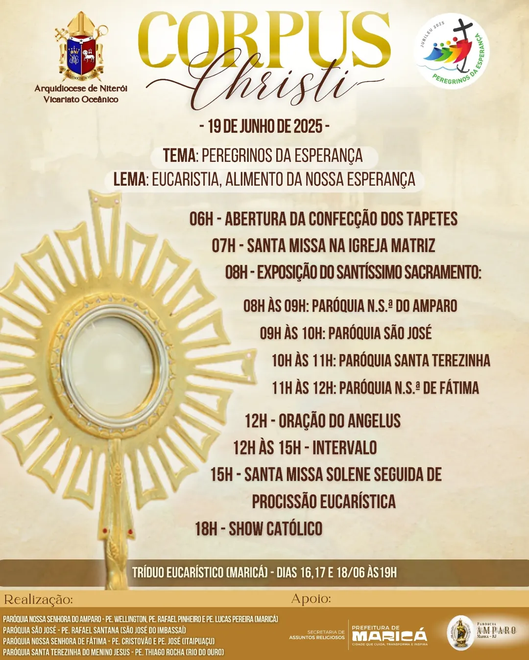 programacao corpus christi