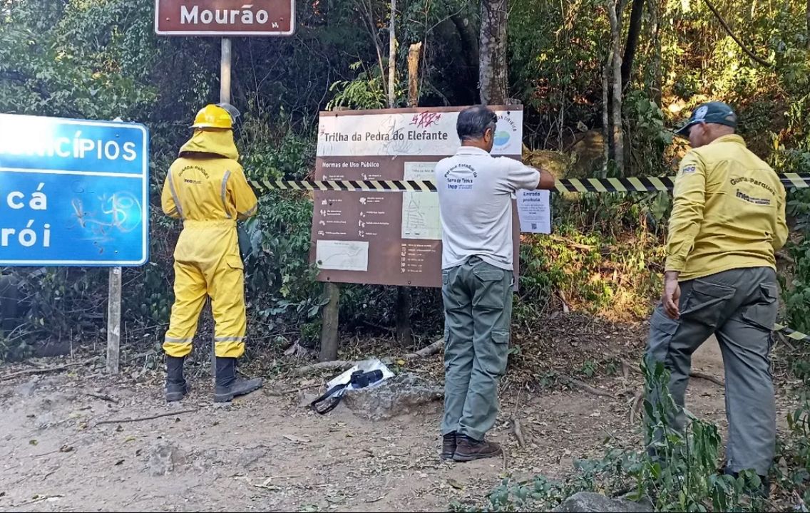 Trilha da Pedra do Elefante continua interditada após incêndio no Parque Estadual da Serra da Tiririca em Maricá 1 trilha pedra do elefante