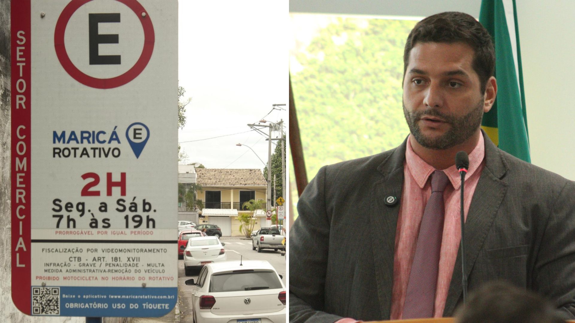 Maricá aprova criação de vagas exclusivas para motoristas de aplicativo: “Espaço Faixa Azul” 1 vaga app mot