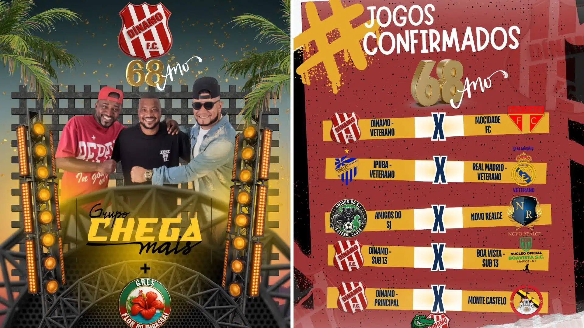 Maricá: Dínamo F.C. celebra 68 anos com show e rodada festiva em São José 1 dinamo