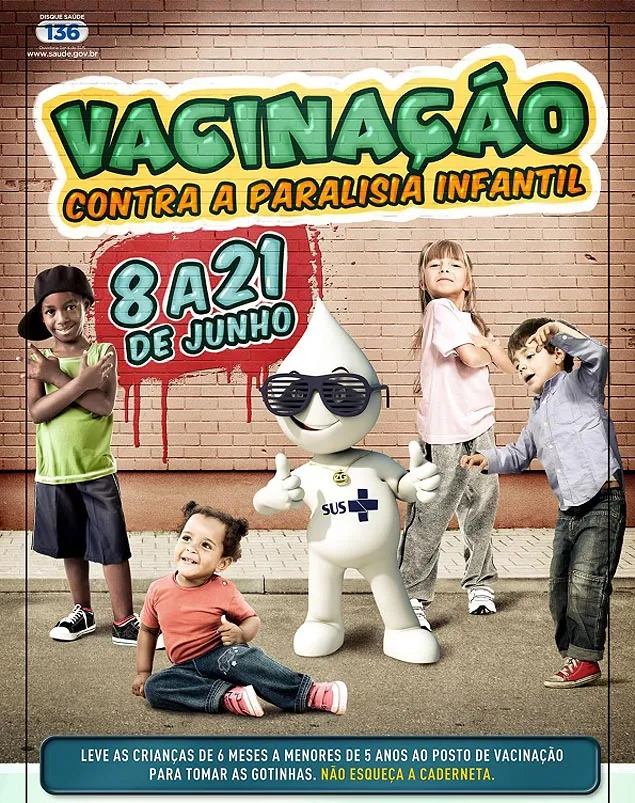 Vacinação contra a paralisia infantil é prorrogada em Maricá 1 Prorrogada a vacinação contra a paralisia infantil.