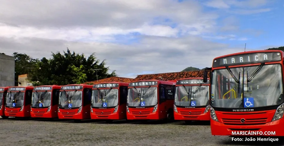 Primeiros dez ônibus da frota municipal já estão em Maricá. (Foto: João Henrique | Maricá Info)