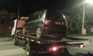 PM recupera em Maricá, carro roubado em São Gonçalo 1 Carro foi encaminhado para o Pátio Legal.