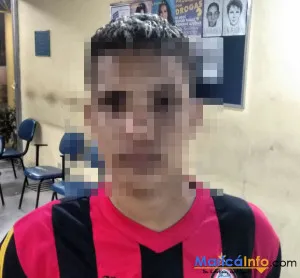 Menor de idade conhecido como 'MK' foi capturado depois de tentar fugir.