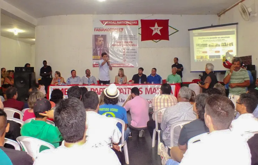 Cerca de 800 pessoas compareceram ao evento, realizado no Esporte Clube Maric&aacute;. (foto: Jo&atilde;o Henrique / Maric&aacute; Info)
