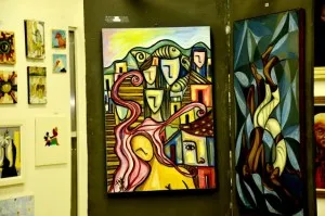 Sal&atilde;o de Belas Artes conta com obras de artistas de Maric&aacute;. (fotos: Fernando Silva)