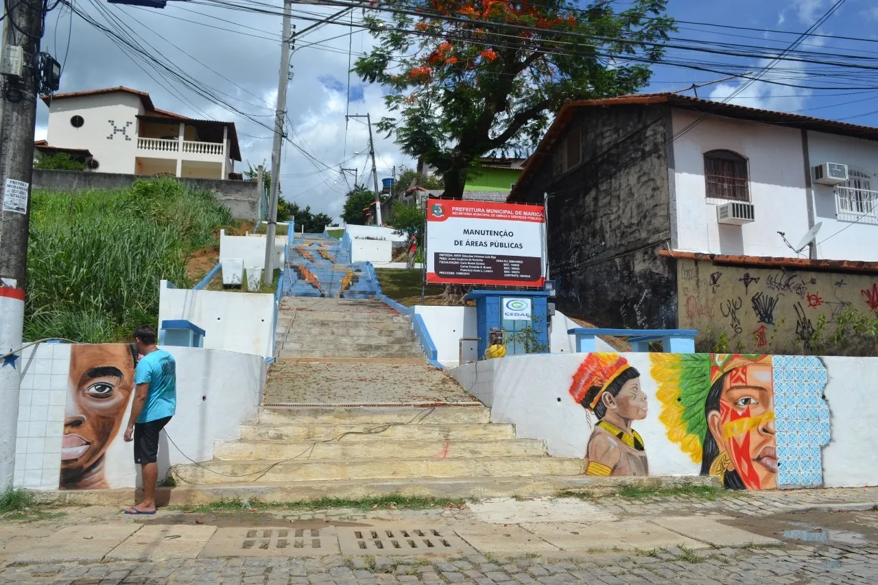 pintura esadaria boa vist