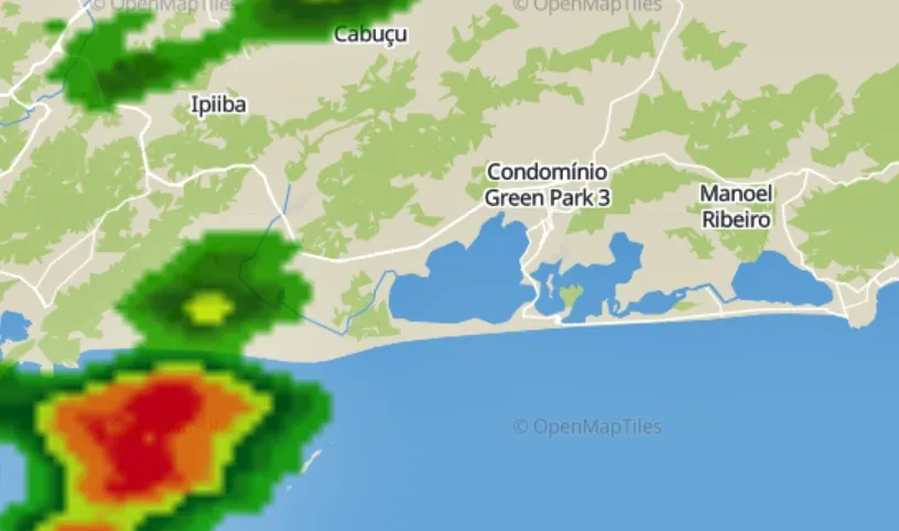 Chuva forte atinge Maricá (RJ) 2 radar marica meteorologico 1