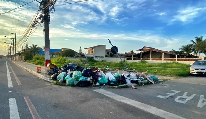 lixo acumulado cordeirinho
