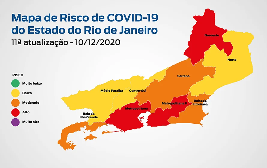 mapa covid 10 12 2020 RJ