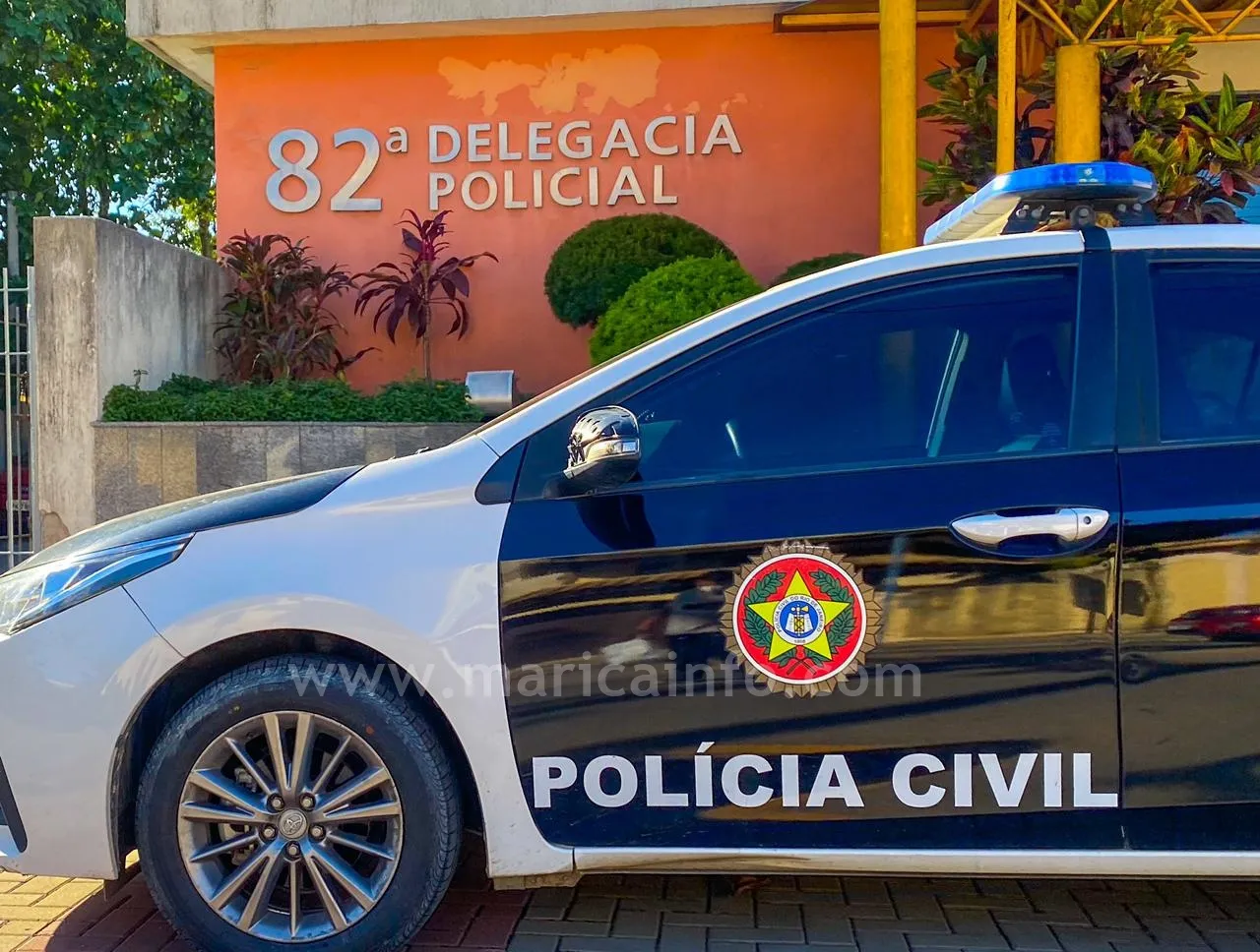 policia civil 82 dp marica delegacia viatura