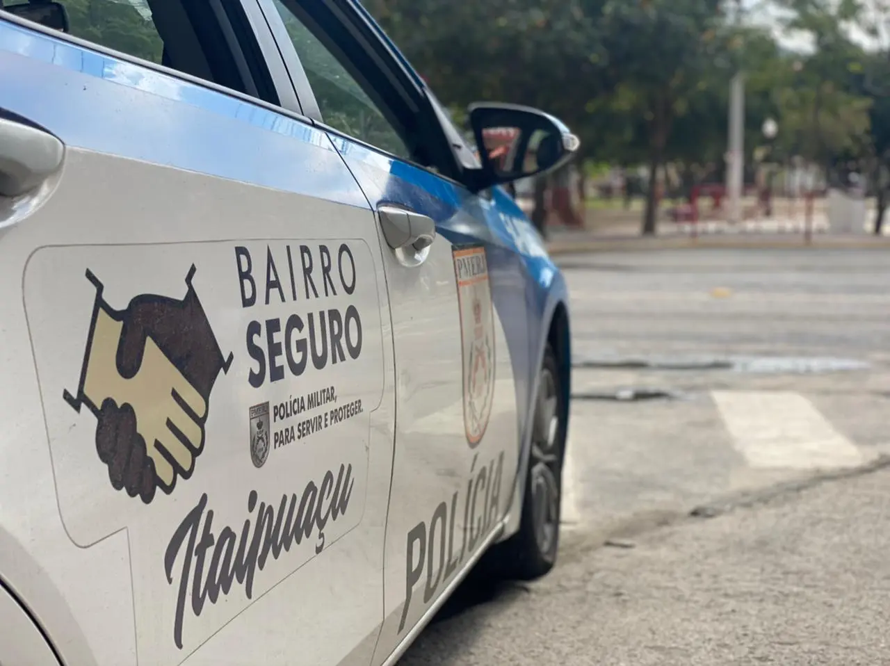 viatura bairro seguro itaipuacu pm