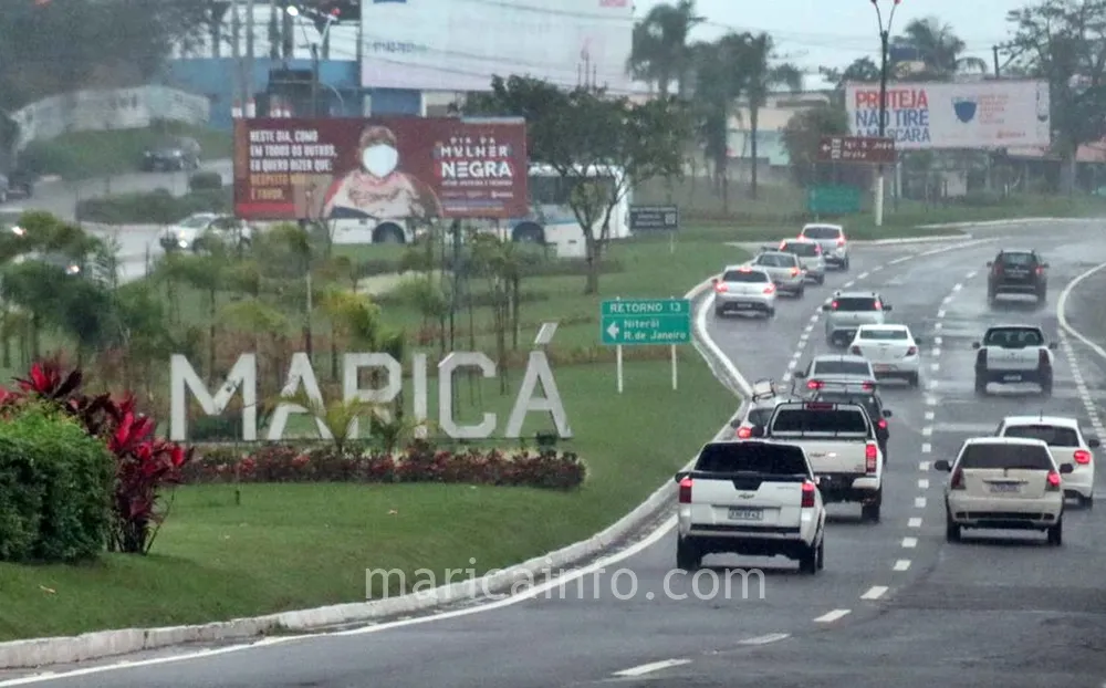 chuva tempo marica rj letreiro entrada