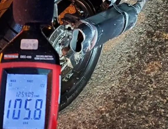 moto decibeis barulho