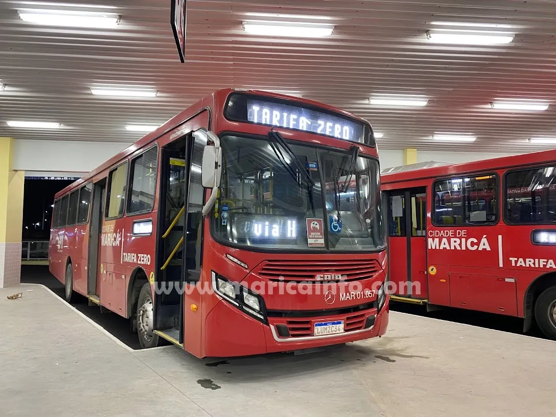 tarifa zero marica ept vermelhinho onibus