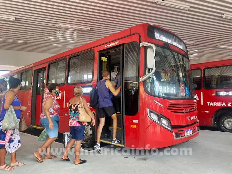 ept vermelhinho tarifa zero onibus