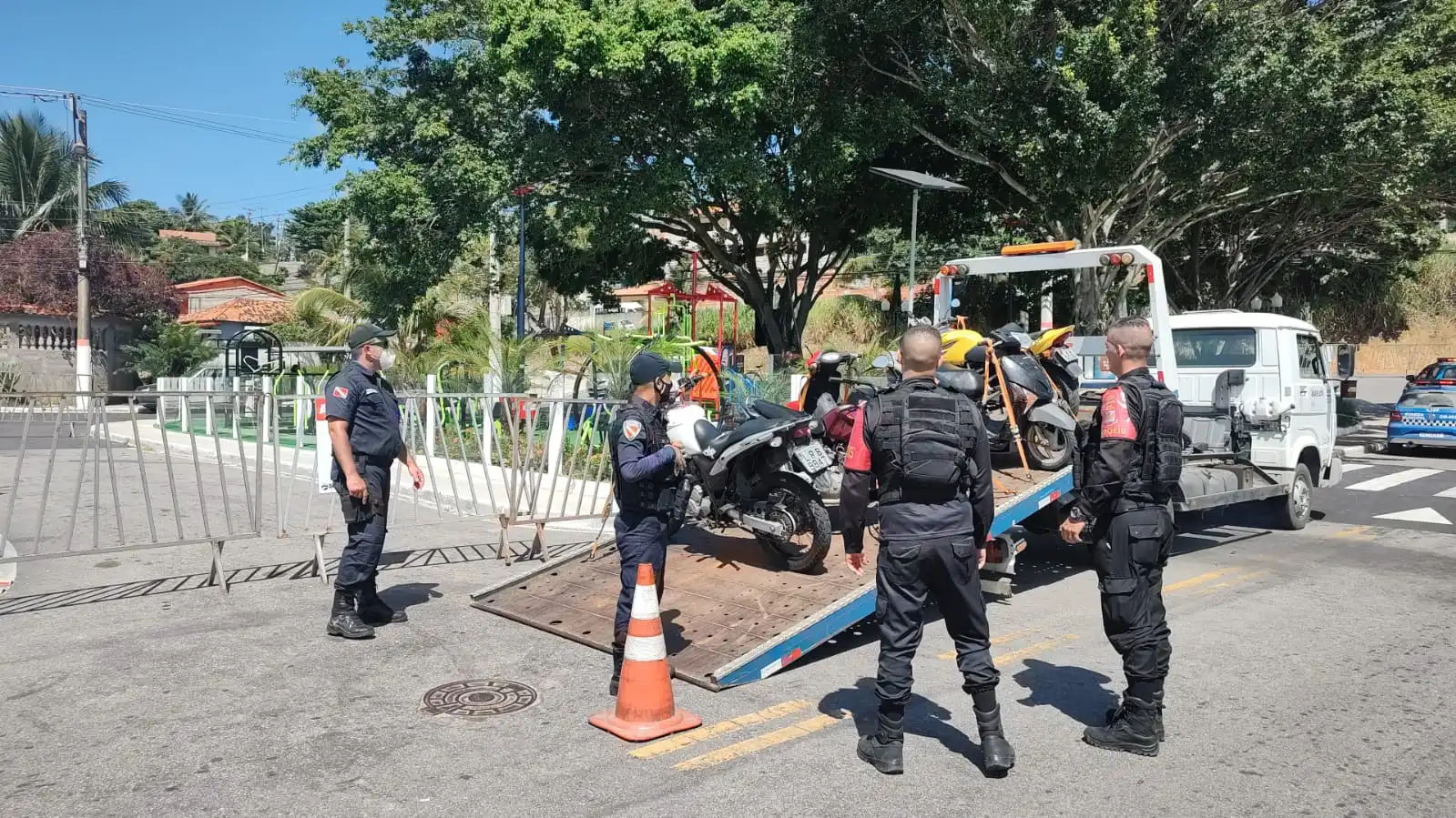 apreensao motos carnaval