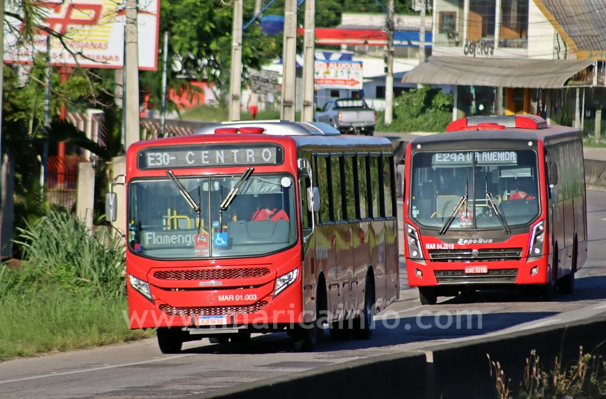 Onibus Vermelhinho Marica EPT Tarifa Zero 2